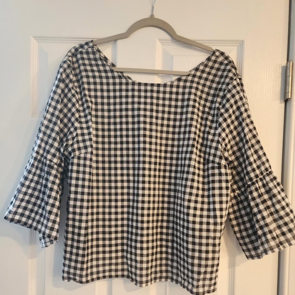 Black and White checkered Top - Picture 1 of 1